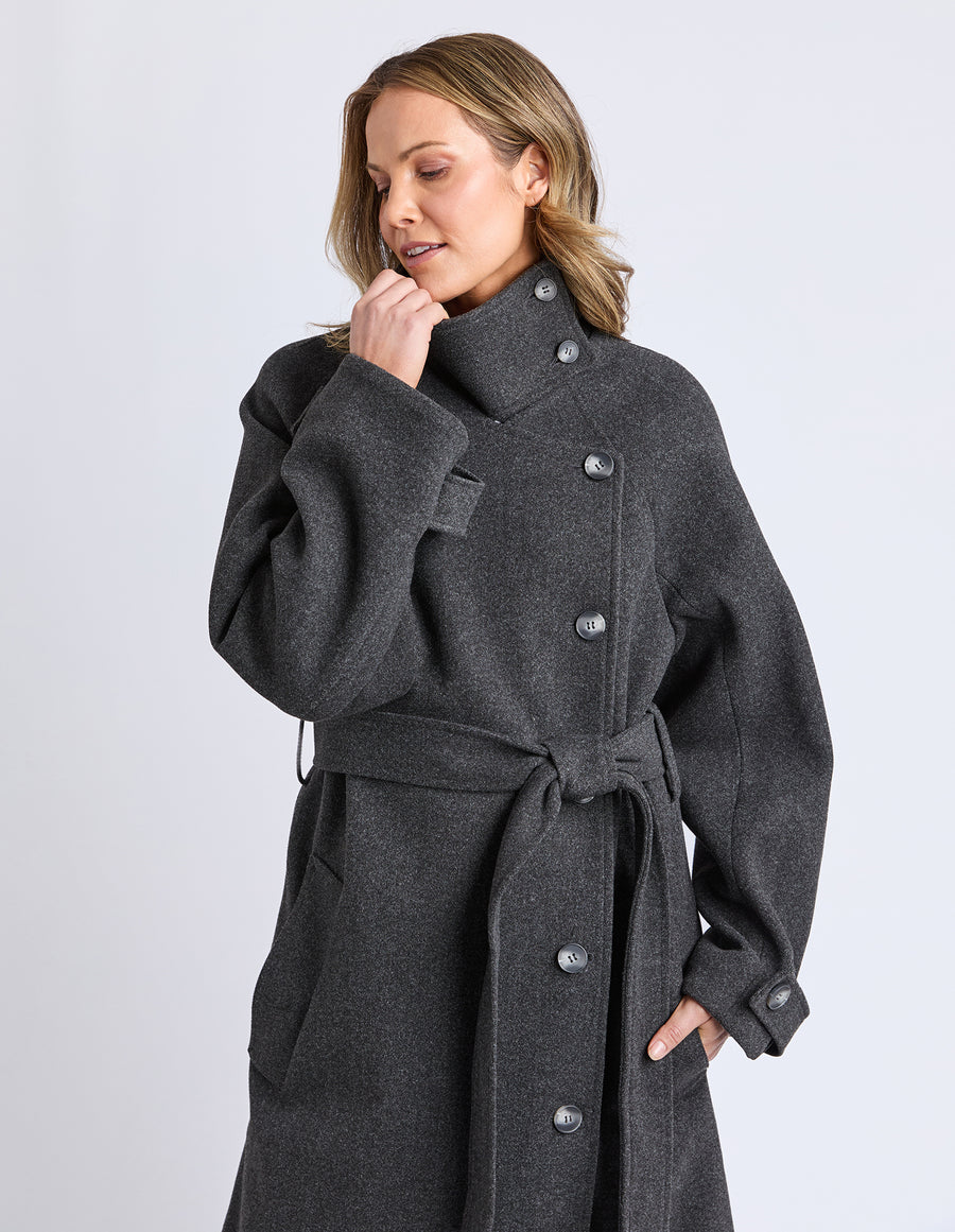 Elm Lifestyle II CAROLINE Coat - charcoal grey