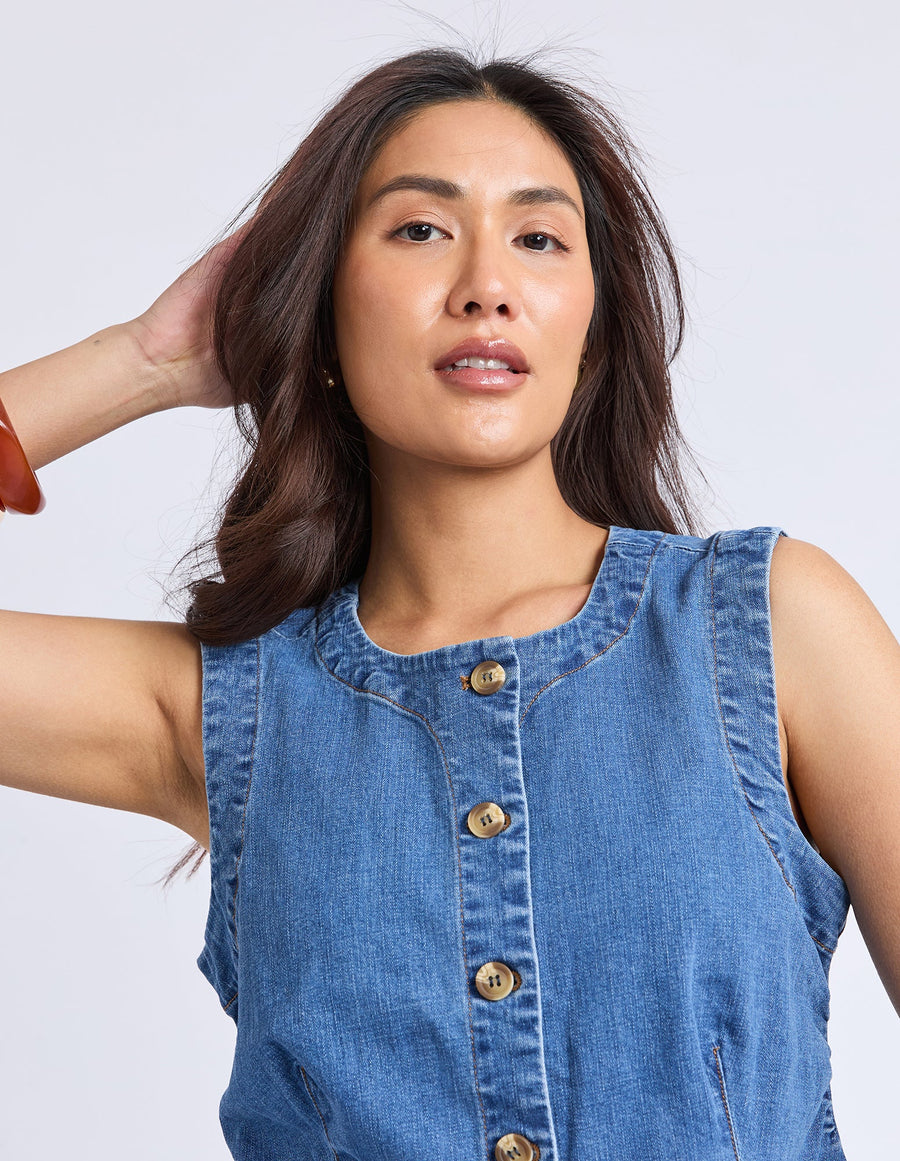 FOXWOOD II Abbott Vest - Denim