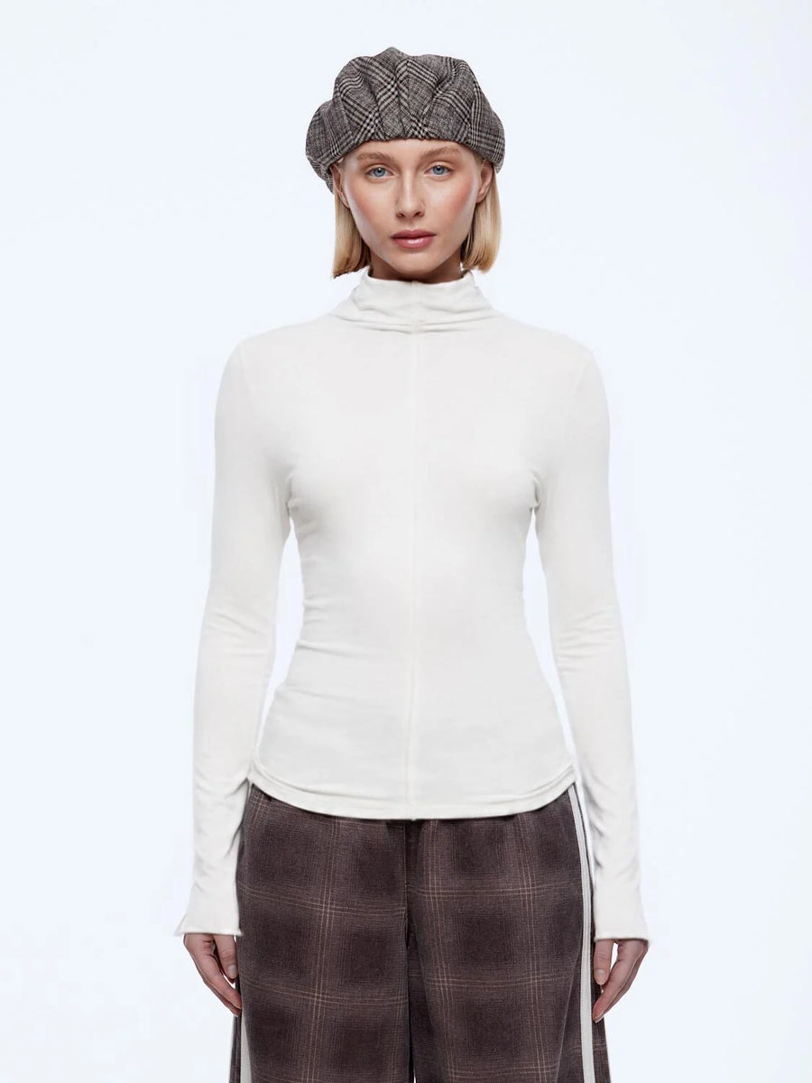 Ena Pelly II CHEVVAH Long Sleeve Top - vintage white