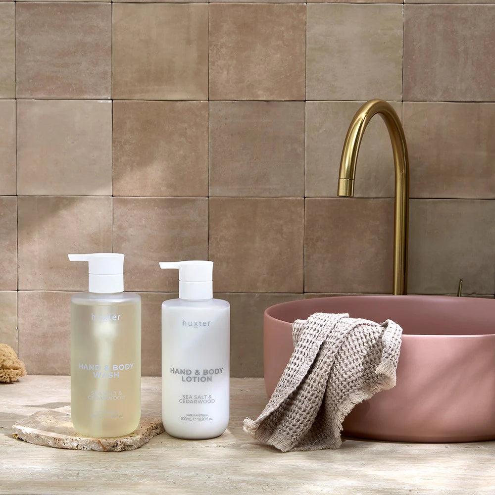 Huxter II Wash & Lotion Duo - Neutral - Sea Salt & Cedarwood