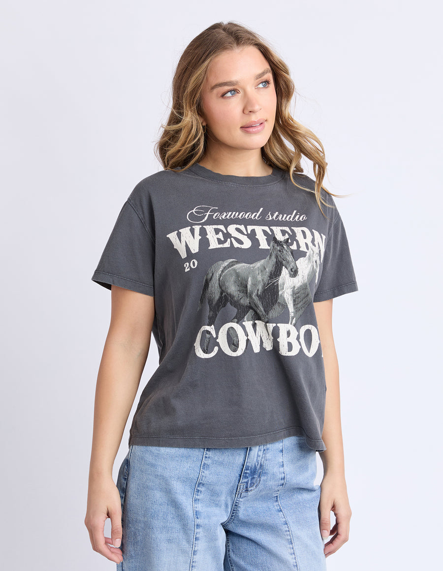 Foxwood II TEX Tee - Washed Black
