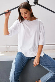 M.A Dainty II PEONY Tee - white