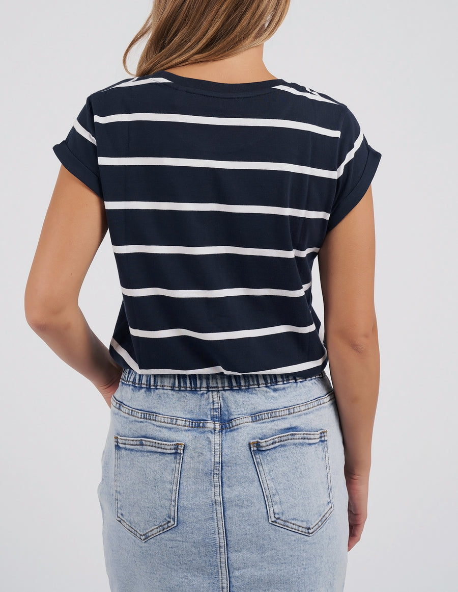 Foxwood II MANLY Stripe Tee - navy