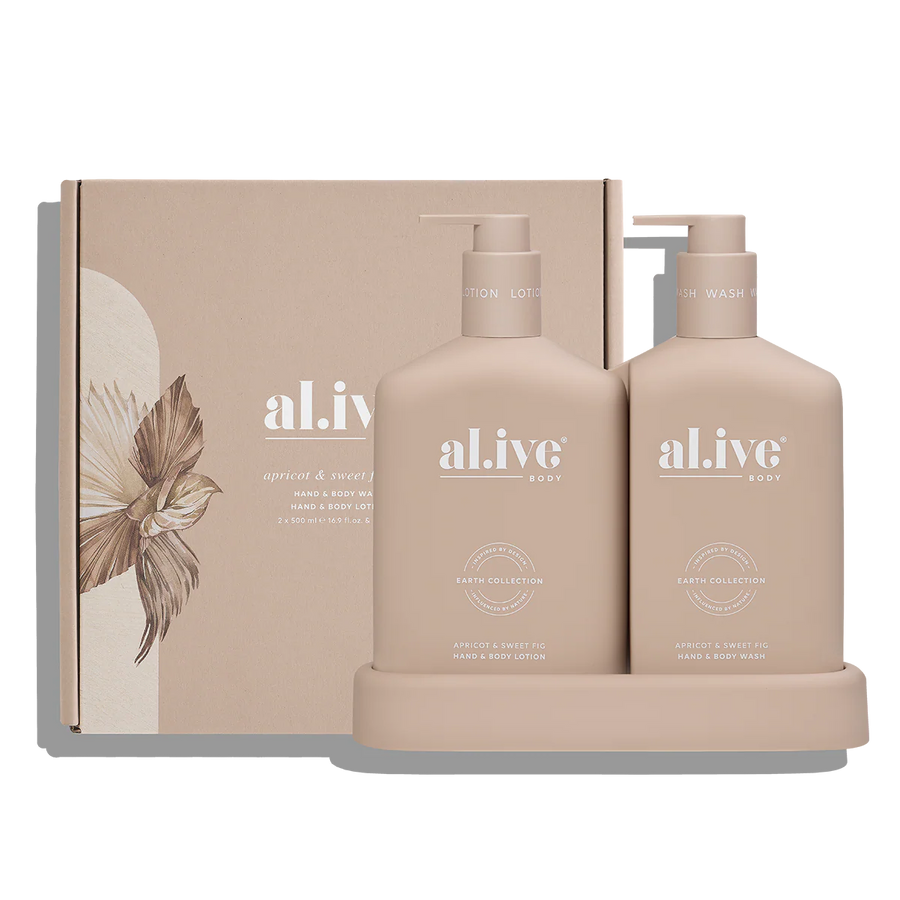 AL.IVE II WASH & LOTION DUO - Apricot & Sweet Fig