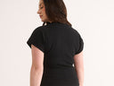 Kelly V Tee - Black
