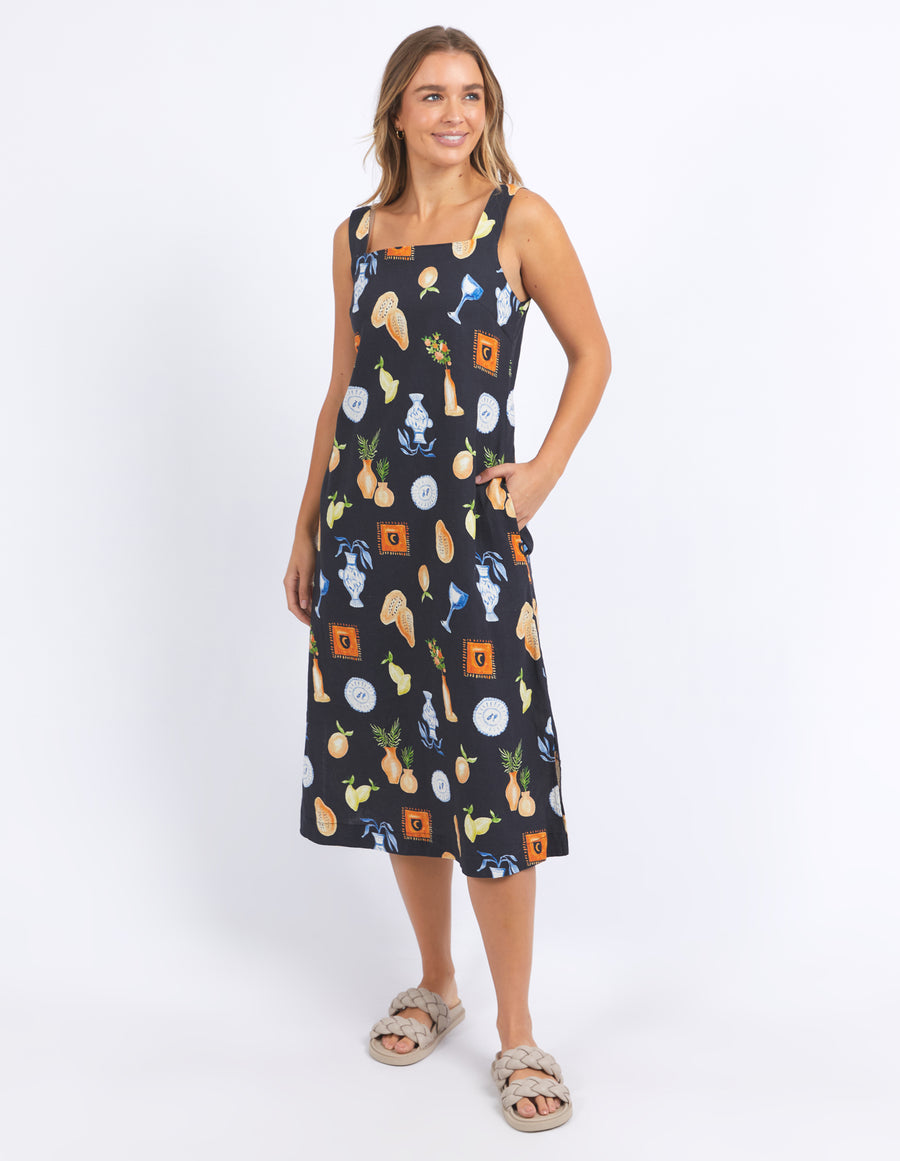 Foxwood Clothing II ITALIAN Summer Dress - summer print