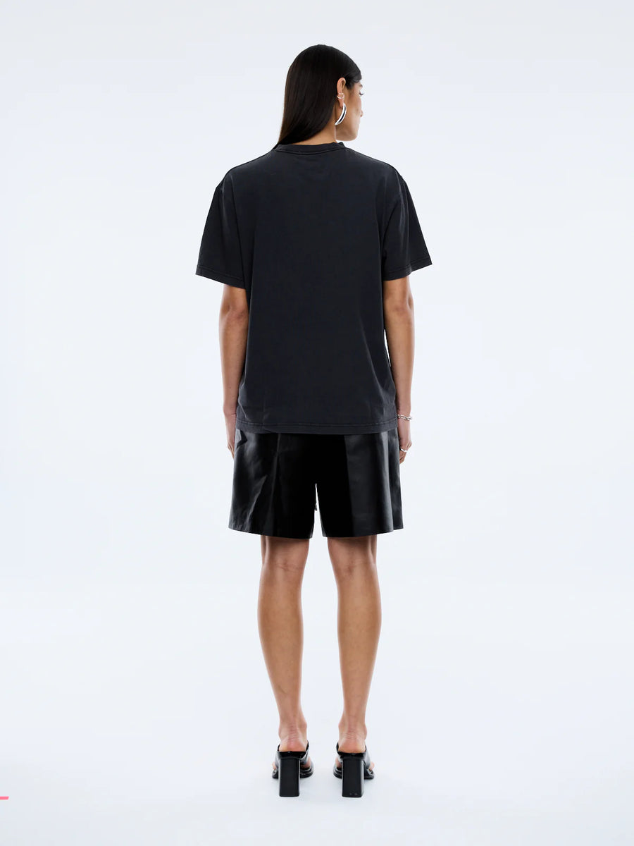 Ena Pelly II CRAWLING LEOPARD Tee - vintage black
