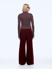 Ena Pelly II ALESSIA Relaxed Pant - burgundy
