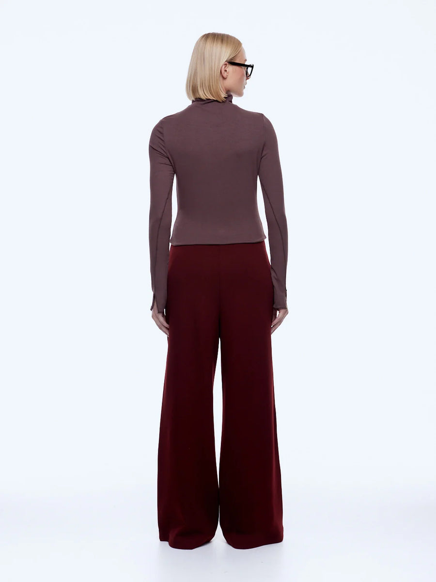 Ena Pelly II ALESSIA Relaxed Pant - burgundy