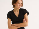 Kelly V Tee - Black