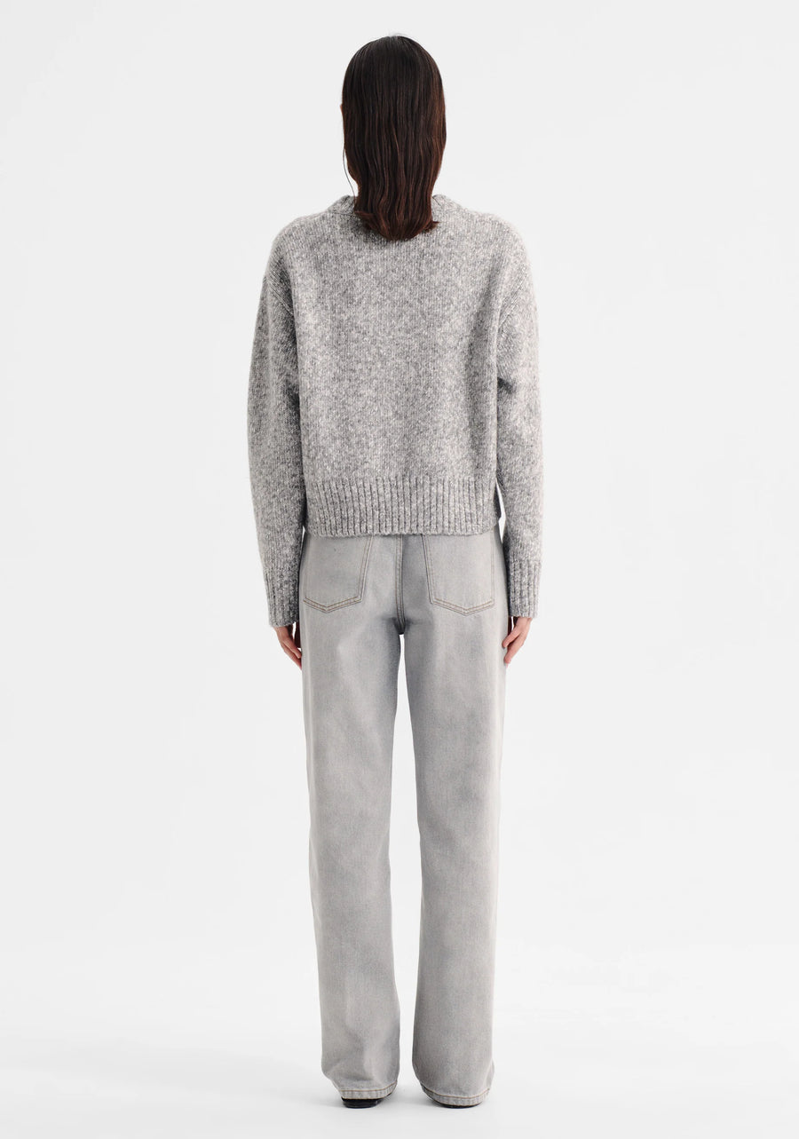 Morrison II ZOE Knit Pullover - grey marle