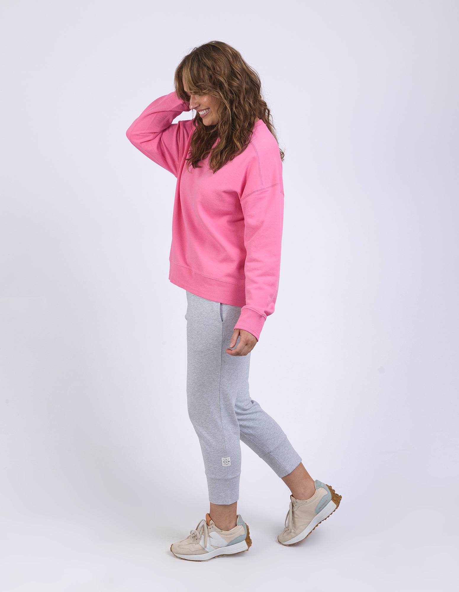 Elm Lifestyle II SOPHIA Fleece Crew - geranium pink