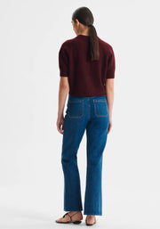 Morrison II SOLENNE Knit Cardigan - eggplant