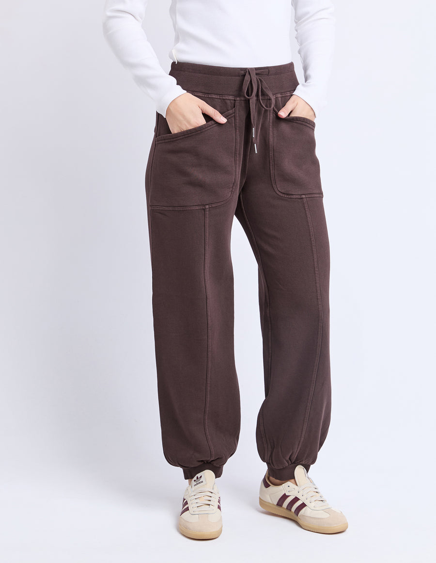 Foxwood II LEO TRACKPANT - Coffee