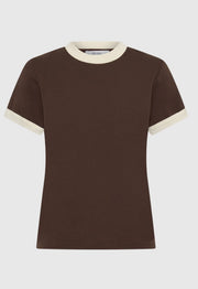 Morrison II MARCO TEE - Choc/Ecru