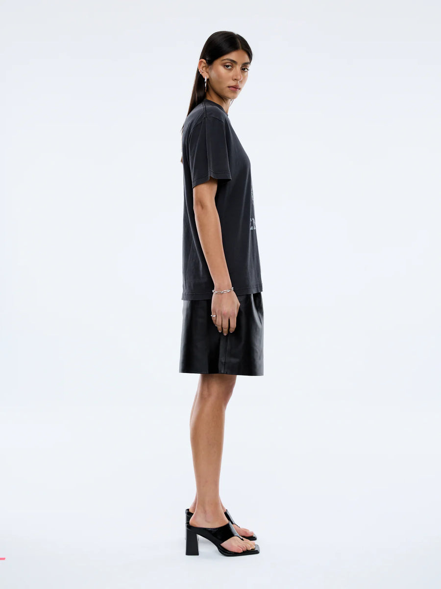 Ena Pelly II CRAWLING LEOPARD Tee - vintage black