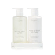 Huxter II WASH & LOTION GIFT SET with silicone tray - Pink Pepper/Vanilla Bean