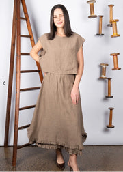 Maud Dainty II NETTA SKIRT LINEN - Rock