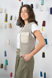 Maud Dainty II BLAZE VEST - Oregano