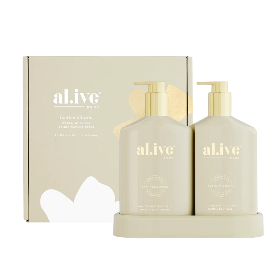 Al.ive II Body Wash & Lotion Duo - Golden Wattle & Citrus