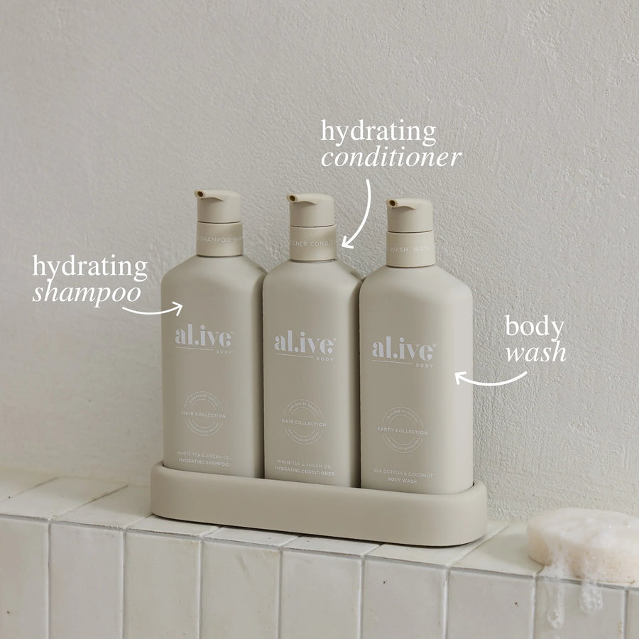 Al.ive II HYDRATING Hair Shampoo & Conditioner & Wash TRIO