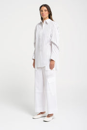 Lounge The Label II GUARDA Top - White Stripe