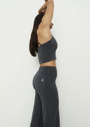 PINKY & KAMAL II FLOW Crop Top - black