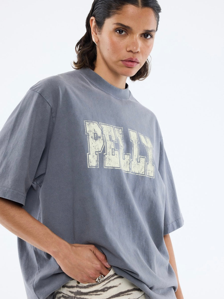 ENA Pelly II PELLY WORLD Tee - washed grey