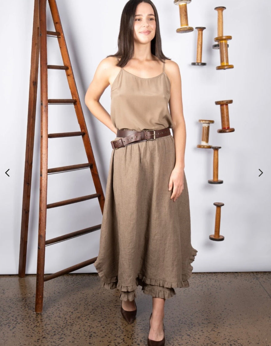 Maud Dainty II NETTA SKIRT LINEN - Rock
