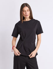 Foxwood II TIED TEE - Black