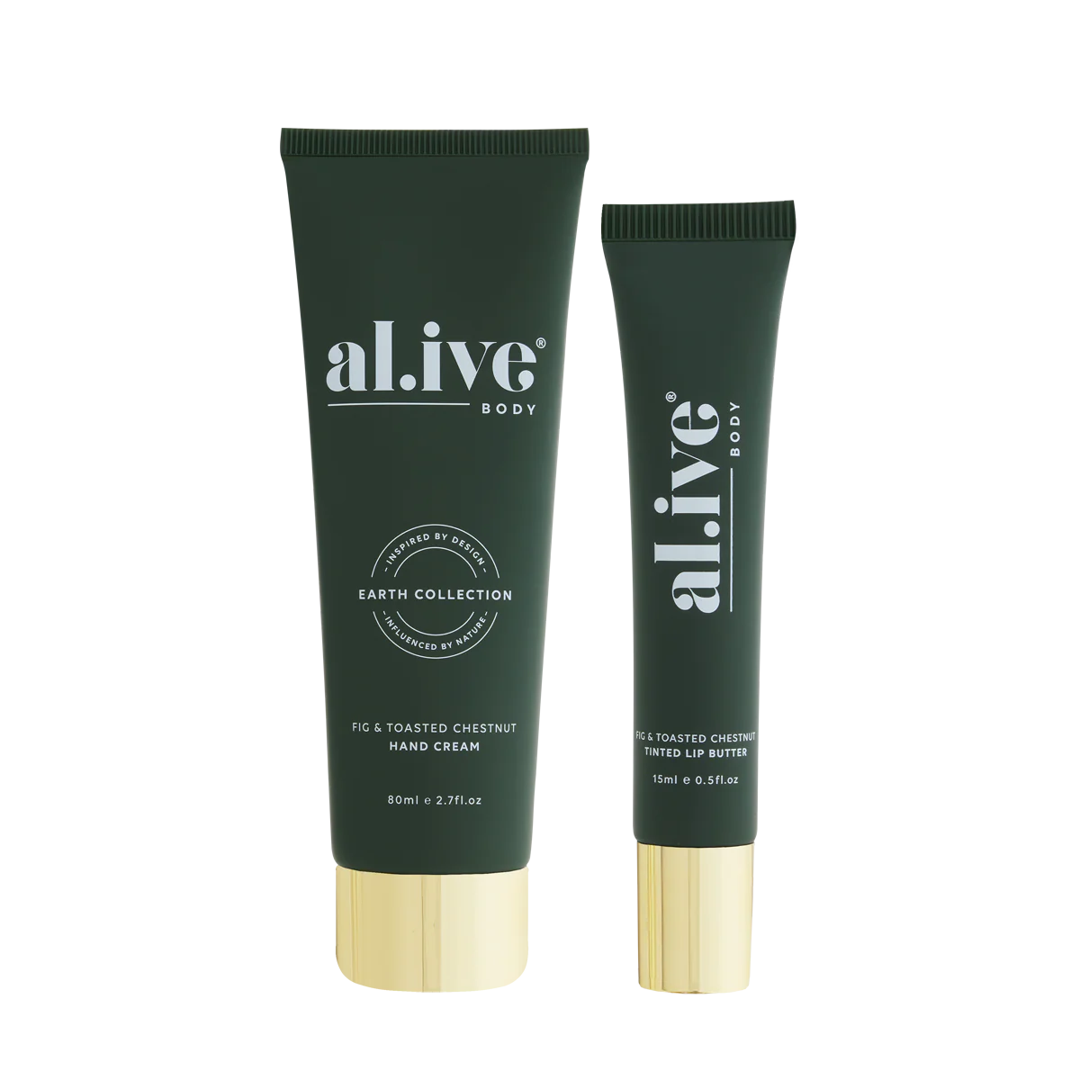 Al.ive II Hand & Lip Gift Set - Fig & Toasted Chestnut