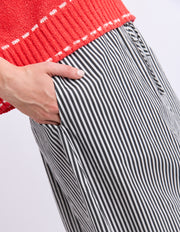 Elm Lifestyle II THE WILLOW Skirt - black stripe