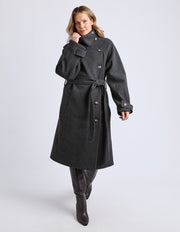 Elm Lifestyle II CAROLINE Coat - charcoal grey