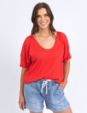 Elm Lifestyle II THE GROVE Top - bitter red