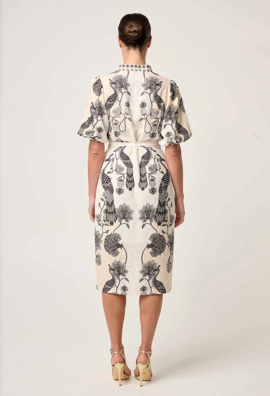 OnceWas II GAIA PLACEMENT Lace Spliced Dress