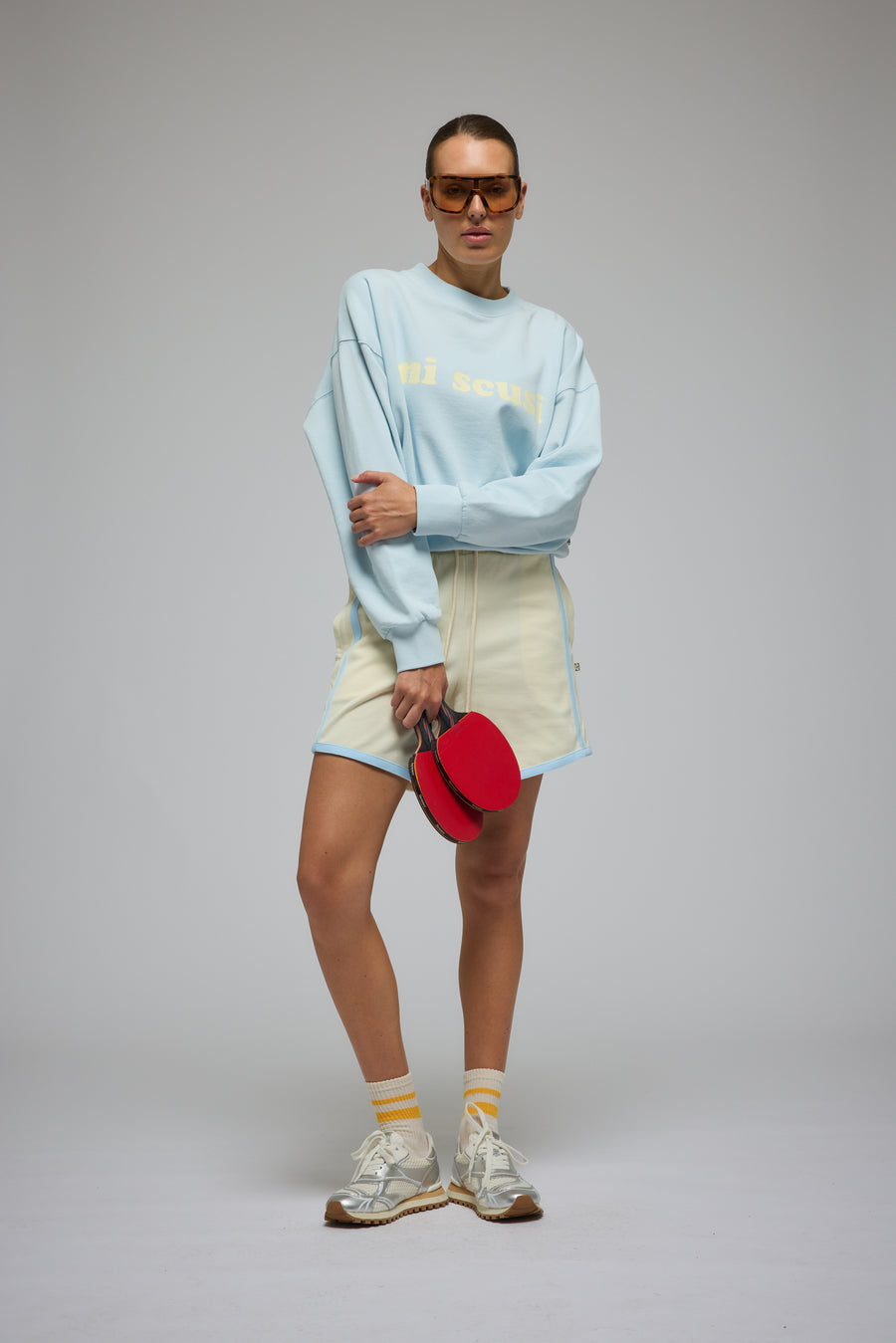 ARAMINTA JAMES II Mi SCUSI Sweatshirt - Washed Glacier