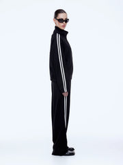 Ena Pelly II VALENTINA Zip Thru - black/off white