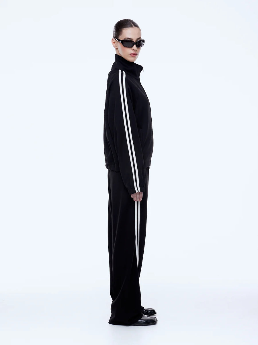 Ena Pelly II VALENTINA Zip Thru - black/off white