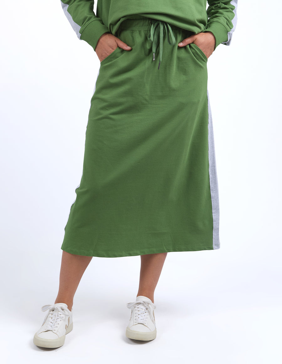 Elm Lifestyle II SLOANE Fleece Skirt - cedar green