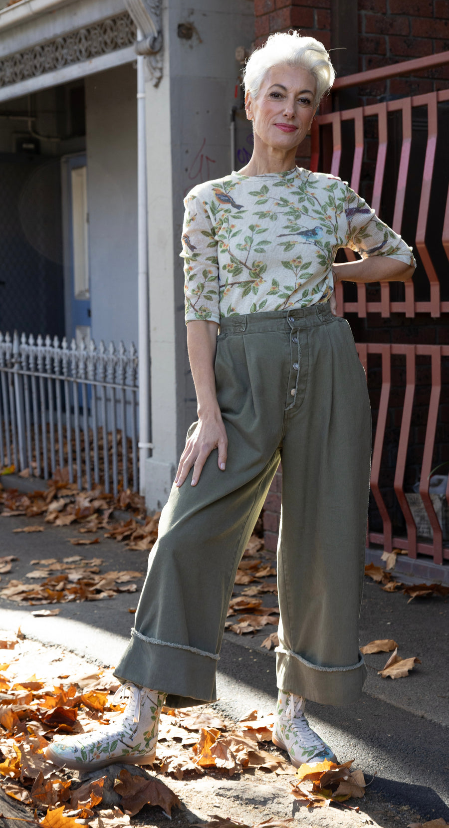Maud Dainty II POLLY PANT - Oregano