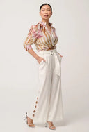 Petite Kayla Stretch Pant - Ivory