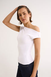 Primi II VALENTINA OFF SHOULDER TOP - White