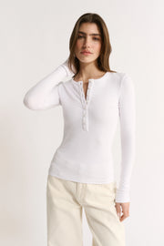 Primi II CARINA Henley L/S - white
