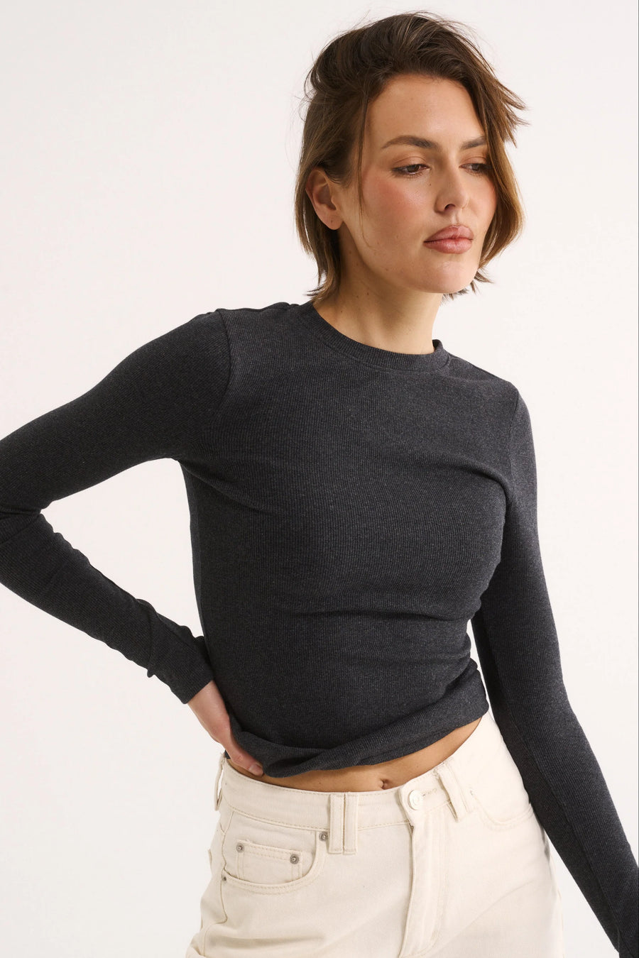 Primi II CARINA Classic L/S - Charcoal