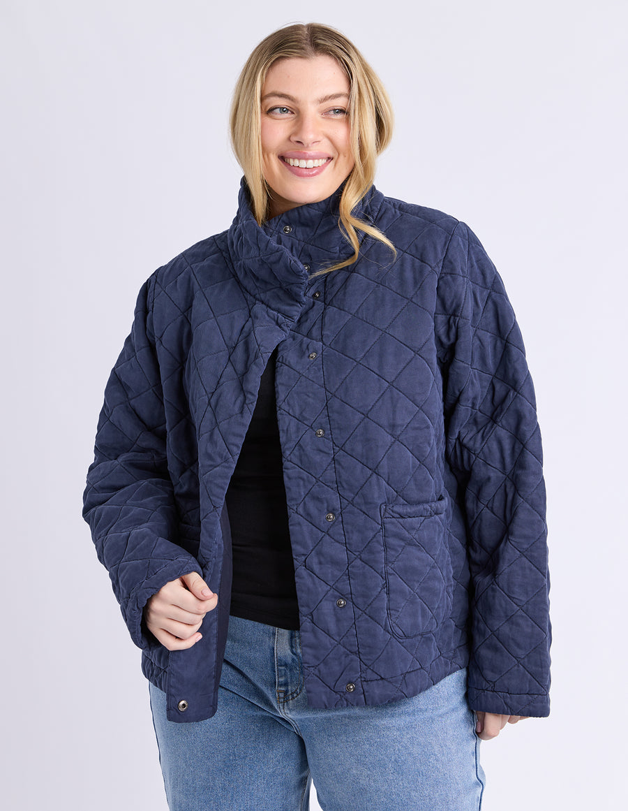 Elm Lifestyle II AURORA Quilted Jacket - navy