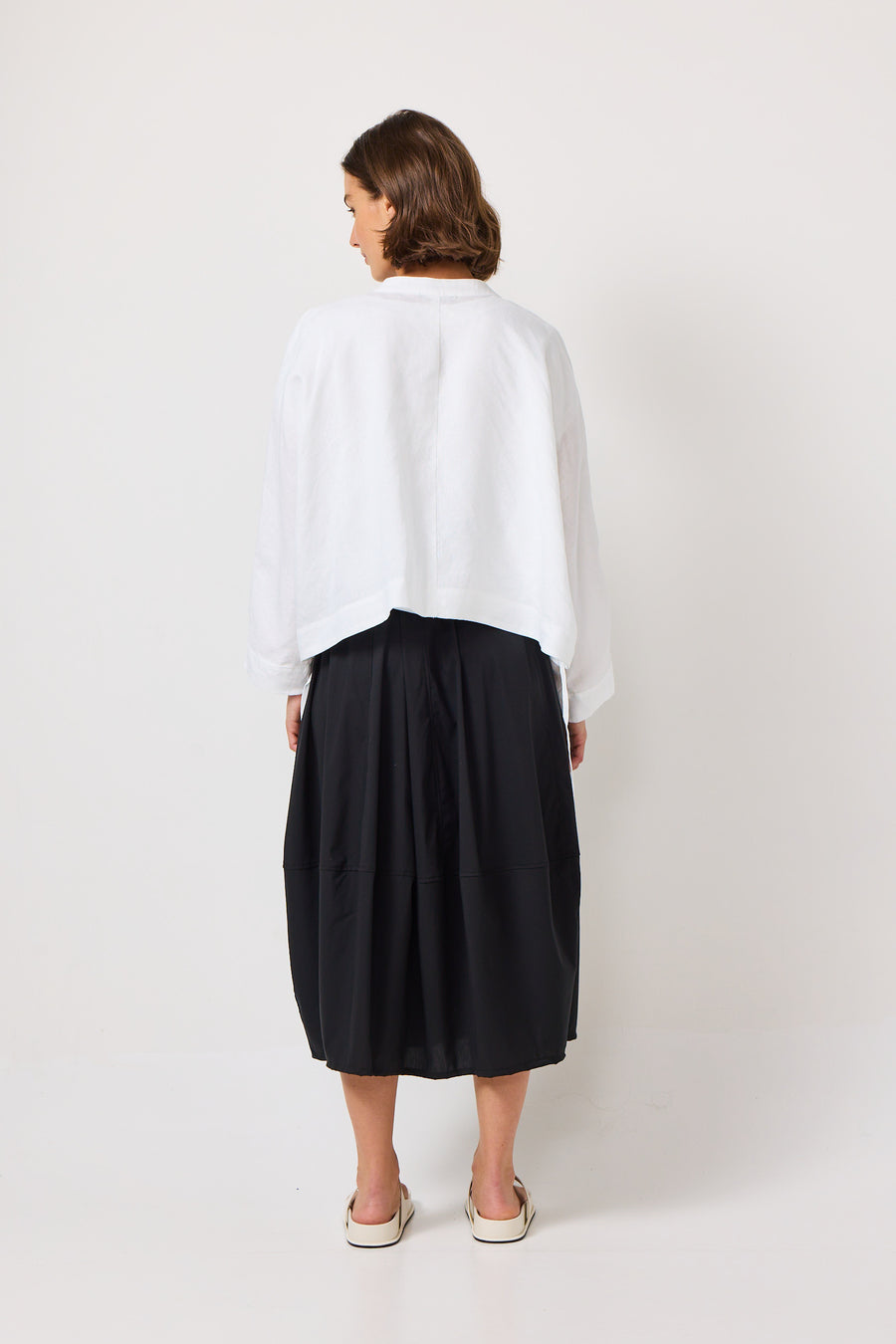 VALIA II COCOON SKIRT - BLACK