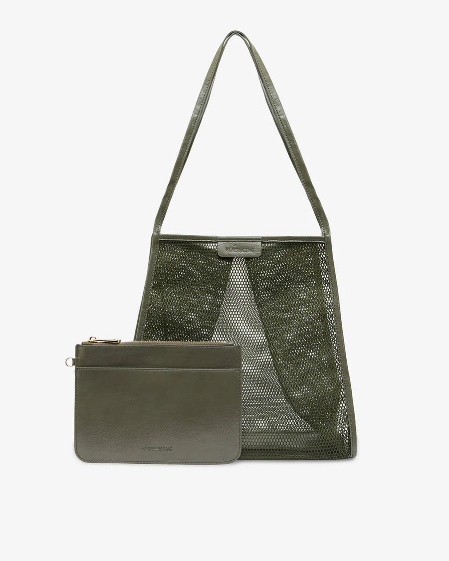Elms & King II ZANZIBAR Bag - Khaki Mesh