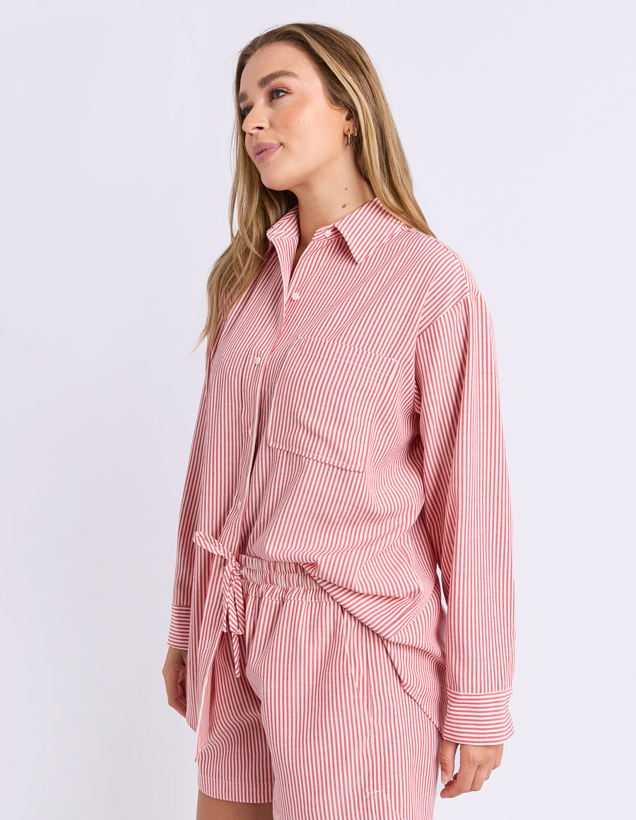 Foxwood II ECHO Stripe Shirt - red stripe