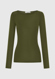 Morrison II MORRI Merino Round Neck - avocado
