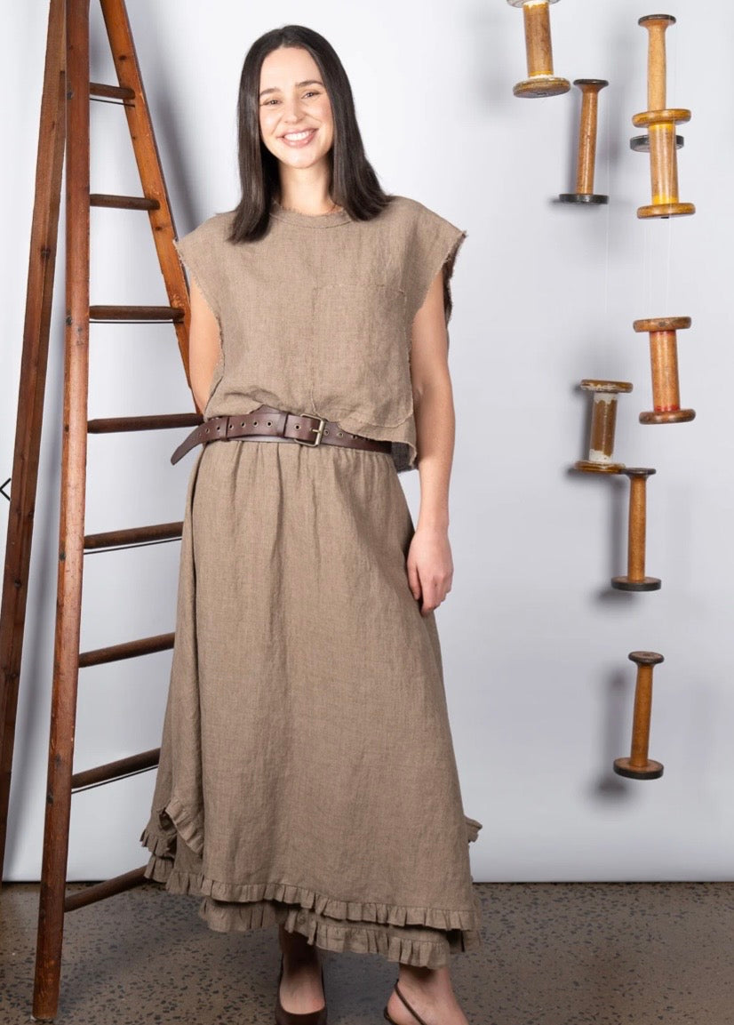 Maud Dainty II NETTA SKIRT LINEN - Rock